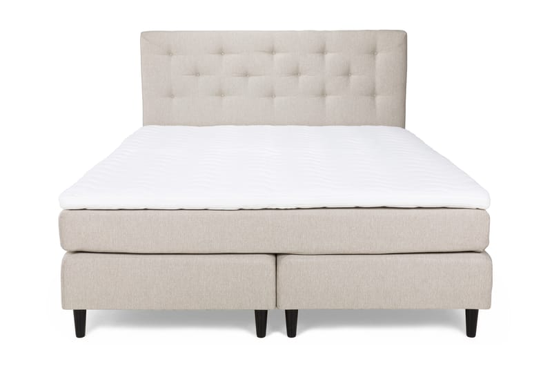Nice Deluxe Komplett Sengepakke 180x200 - Beige - Møbler - Senger - Komplett sengepakke