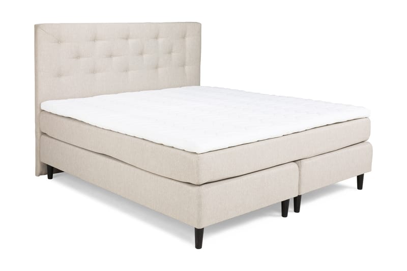 Nice Deluxe Komplett Sengepakke 180x200 - Beige - Møbler - Senger - Komplett sengepakke