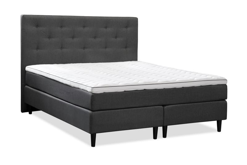 Nice Deluxe Kontinentalseng 140x200 - Mørkegrå - Møbler - Senger - Kontinentalsenger