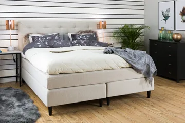 Nice Deluxe Kontinentalseng 160x200 - Beige - Møbler - Senger - Kontinentalsenger