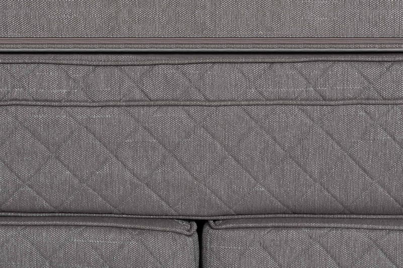 NOTTE 160 Kontinentalseng Grå - Møbler - Senger - Kontinentalsenger