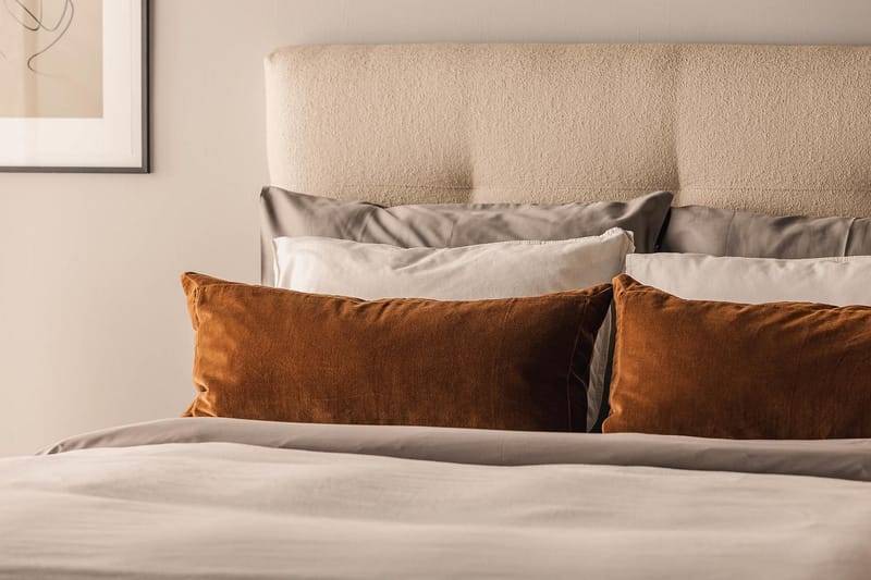 Oslo Lyx Kontinentalseng 140x200 cm - Beige - Møbler - Senger - Komplett sengepakke