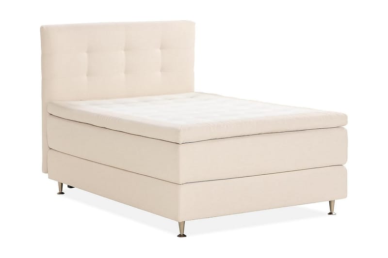Oslo Lyx Kontinentalseng 140x200 cm - Lysebeige - Møbler - Senger - Komplett sengepakke