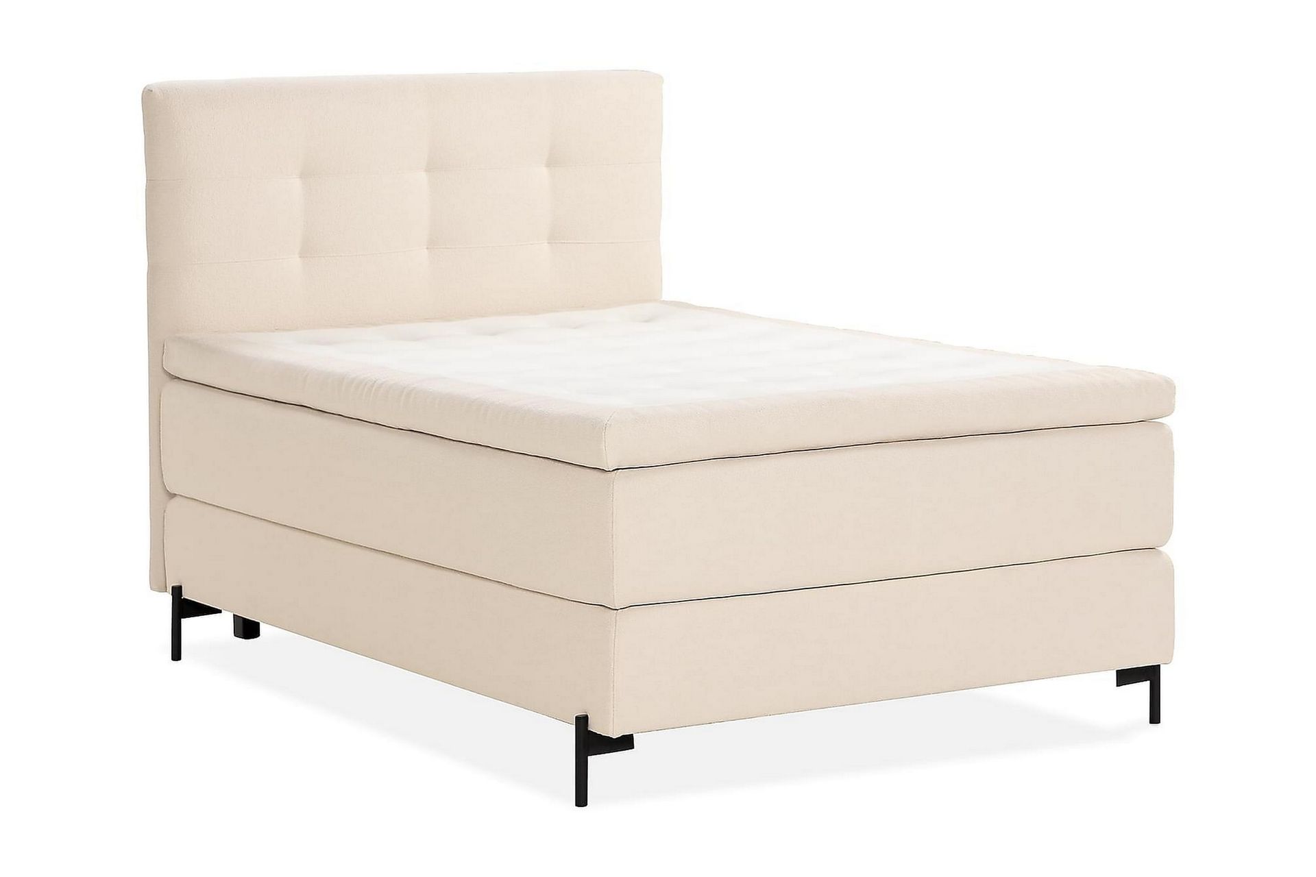 Oslo Lyx Kontinentalseng 140x200 cm - Lysebeige - Møbler - Senger - Komplett sengepakke