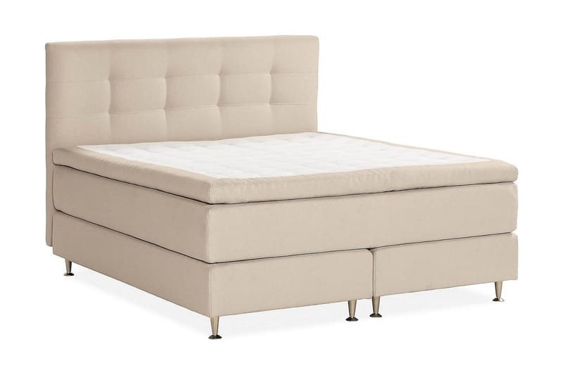 Oslo Lyx Kontinentalseng 160x200 cm - Beige - Møbler - Senger - Kontinentalsenger
