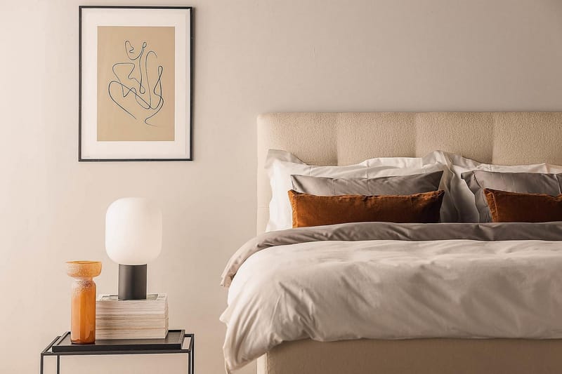 Oslo Lyx Kontinentalseng 180x200 cm - Beige - Møbler - Senger - Kontinentalsenger