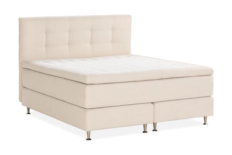 Oslo Lyx Kontinentalseng 180x200 cm - Lysebeige - Møbler - Senger - Komplett sengepakke
