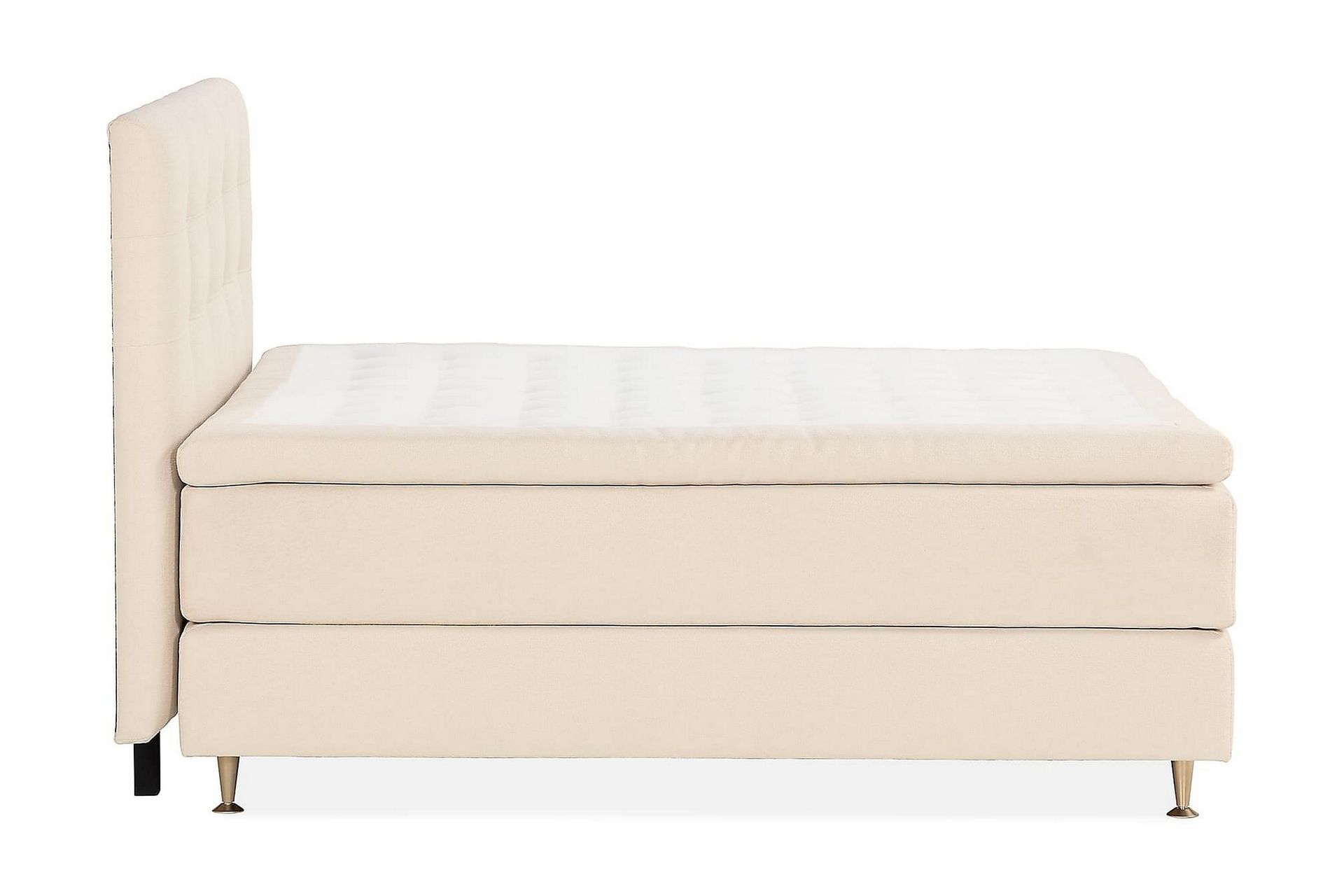 Oslo Lyx Kontinentalseng 180x200 cm - Lysebeige - Møbler - Senger - Komplett sengepakke