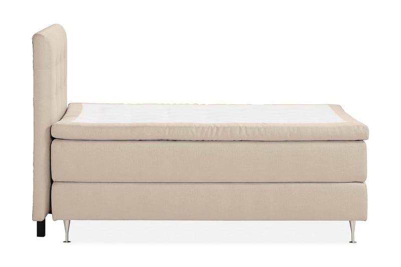 Oslo Lyx Kontinentalseng Boucle 120x200 - Beige - Møbler - Senger - Kontinentalsenger