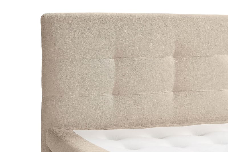 Oslo Lyx Kontinentalseng Boucle 120x200 - Beige - Møbler - Senger - Kontinentalsenger