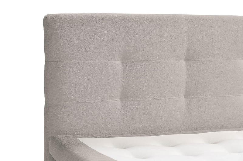 Oslo Lyx Kontinentalseng Boucle 120x200 - Grå - Møbler - Senger - Kontinentalsenger