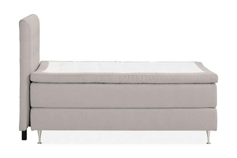 Oslo Lyx Kontinentalseng Boucle 120x200 - Grå - Møbler - Senger - Kontinentalsenger