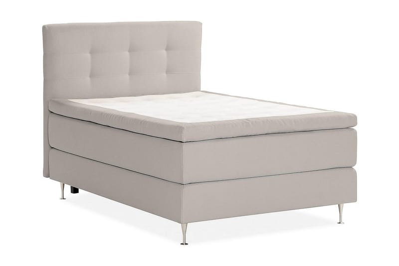 Oslo Lyx Kontinentalseng Boucle 120x200 - Grå - Møbler - Senger - Kontinentalsenger