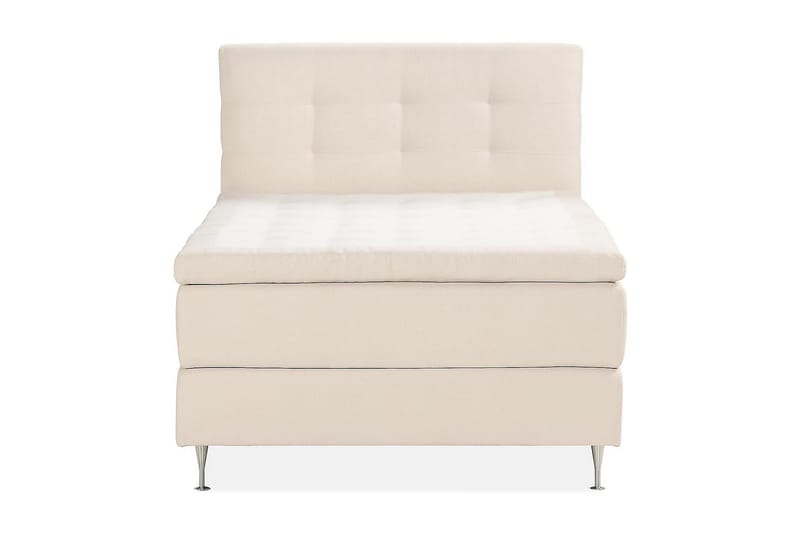 Oslo Lyx Kontinentalseng Boucle 140x200 - Lysebeige - Møbler - Senger - Komplett sengepakke