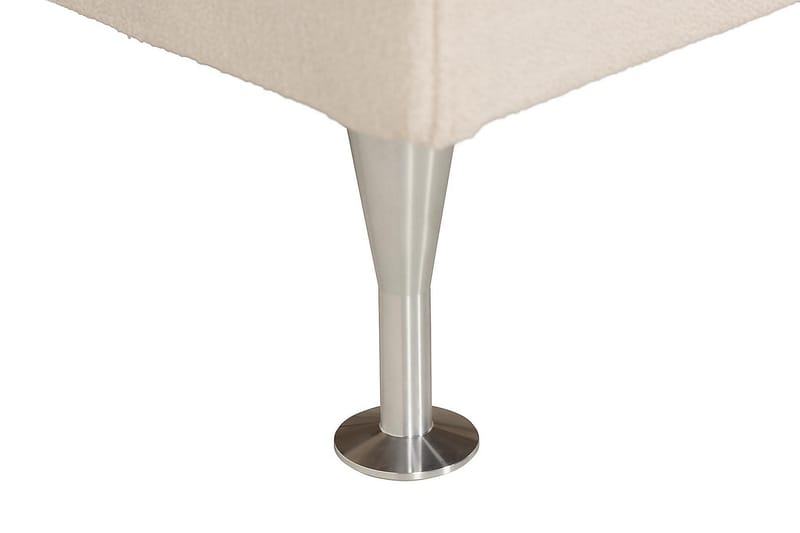Oslo Lyx Kontinentalseng Boucle 140x200 - Lysebeige - Møbler - Senger - Komplett sengepakke
