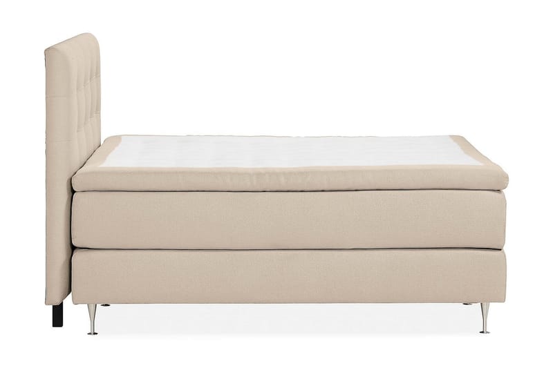 Oslo Lyx Kontinentalseng Boucle 160x200 - Beige - Møbler - Senger - Kontinentalsenger