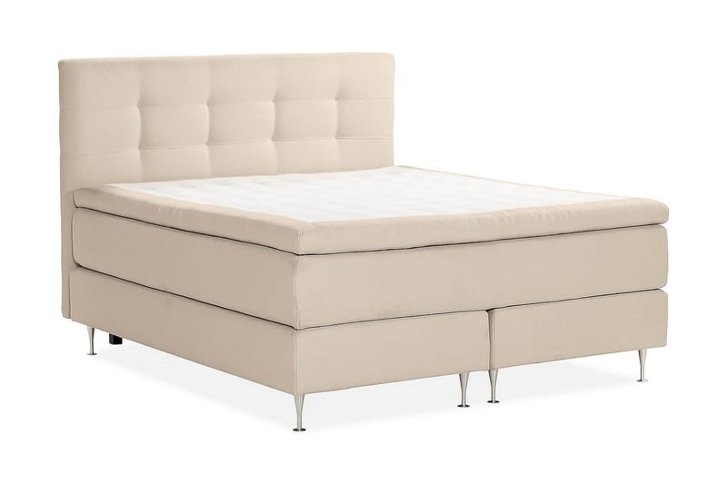 Oslo Lyx Kontinentalseng Boucle 180x200 - Beige - Møbler - Senger - Kontinentalsenger