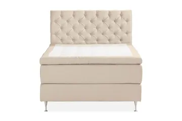 Oslo Lyx Sengepakke Boucle 140x200 Dypheftende Gavl