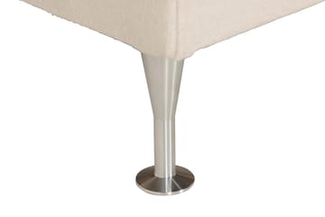 Oslo Lyx Sengepakke Boucle 140x200 Dypheftende Gavl - Lysebeige - Møbler - Senger - Komplett sengepakke