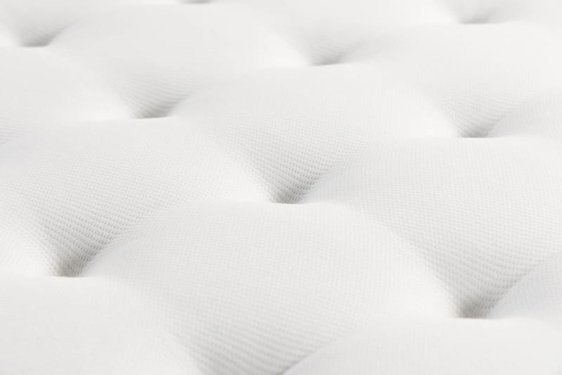 Oslo Lyx Sengepakke Boucle 180x200 Dypheftende Gavl - Grå - Møbler - Senger - Kontinentalsenger