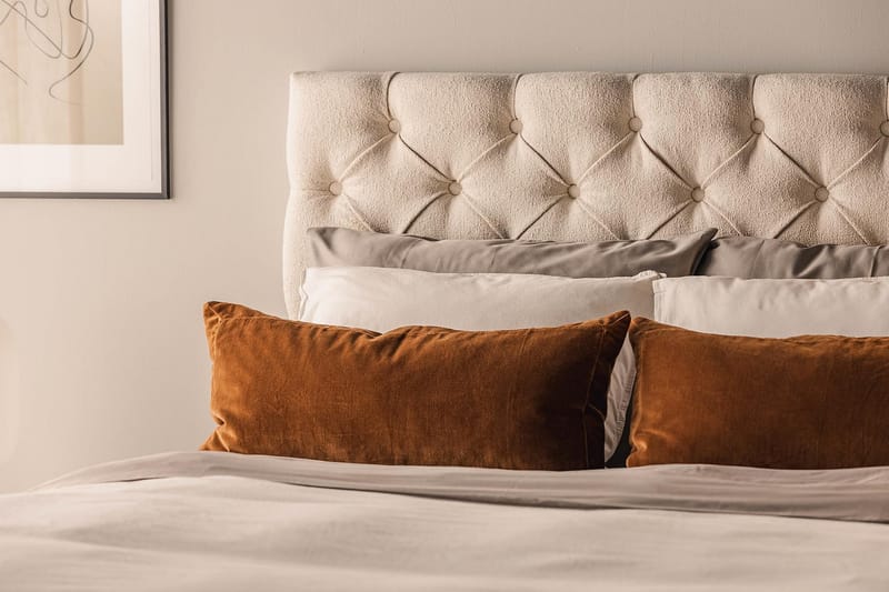 Oslo Lyx Sengepakke Kontinentalseng 120x200 cm - Lysebeige - Møbler - Senger - Kontinentalsenger