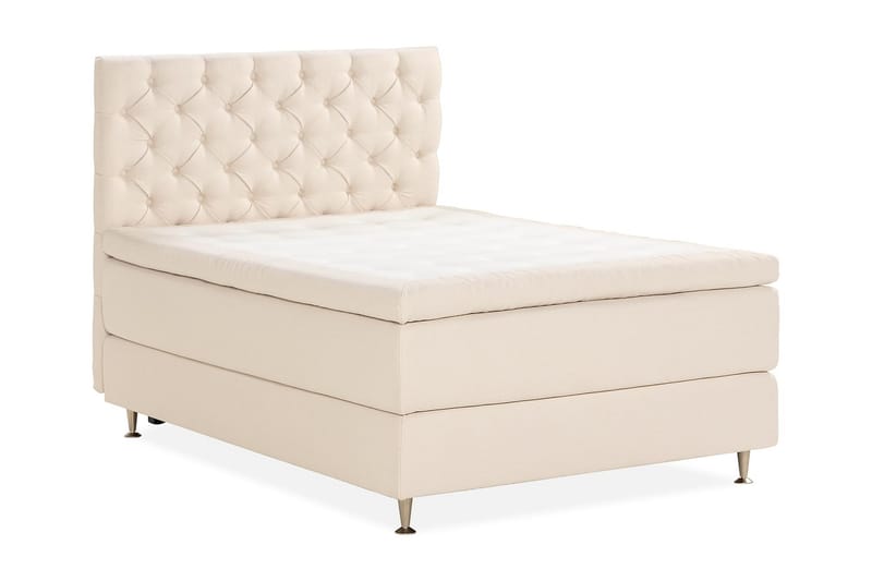 Oslo Lyx Sengepakke Kontinentalseng 140x200 cm - Lysebeige - Møbler - Senger - Komplett sengepakke