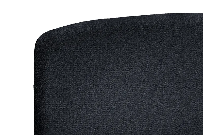 Oslo Lyx Sengpakke Kontinentalseng 140x200 cm Curved Sengegavl - Svart - Møbler - Senger - Kontinentalsenger