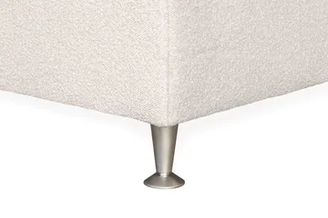 Oslo Lyx Sengpakke Kontinentalseng 160x200 cm Curved Sengegavl - Lys beige - Møbler - Senger - Kontinentalsenger