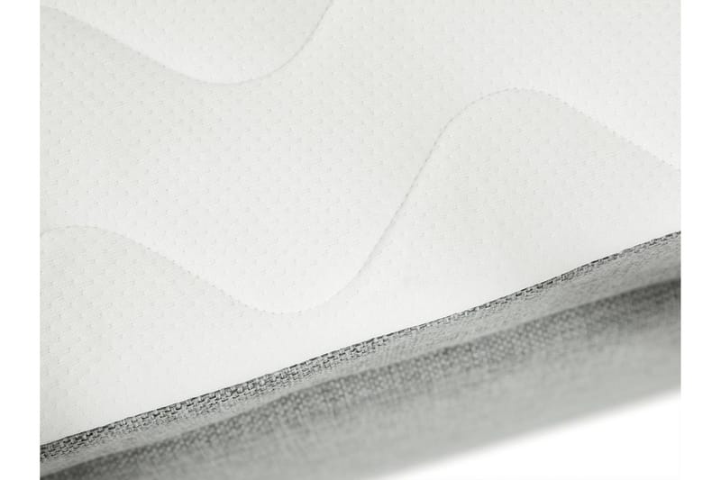 Plevoll Kontinentalseng 140x200 - Lysegrå - Møbler - Senger - Kontinentalsenger