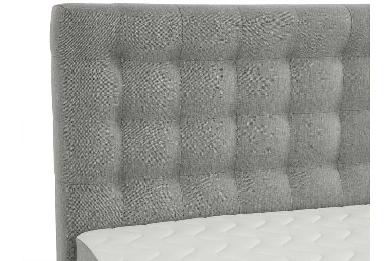 Plevoll Kontinentalseng 160x200 - Mørkegrå - Møbler - Senger - Kontinentalsenger