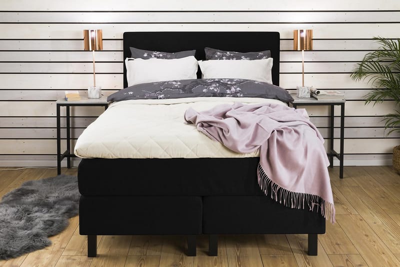 Princess Kontinentalseng 120x200 cm - Svart - Møbler - Senger - Kontinentalsenger