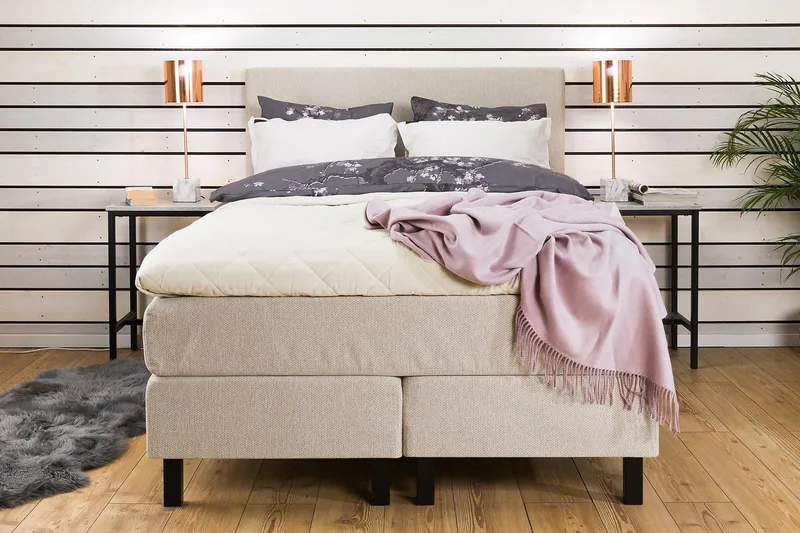 Princess Kontinentalseng 120x200cm - Beige - Møbler - Senger - Kontinentalsenger