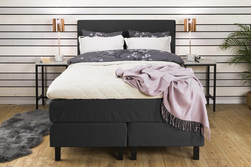 Princess Kontinentalseng 120x200cm - Grå - Møbler - Senger - Kontinentalsenger