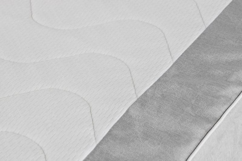 Princess Kontinentalseng 140x200 cm - Lysgrå/Fløyel - Møbler - Senger - Kontinentalsenger