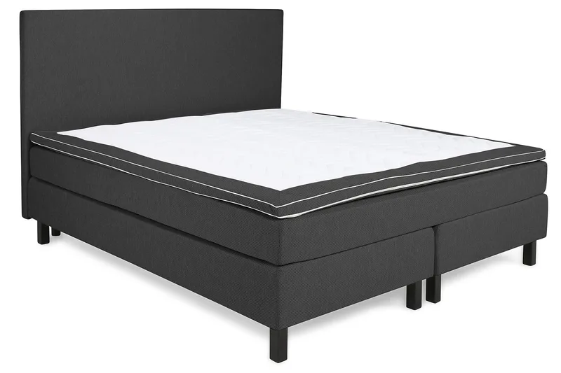 Princess Kontinentalseng - 160x200 Grå - Møbler - Senger - Kontinentalsenger