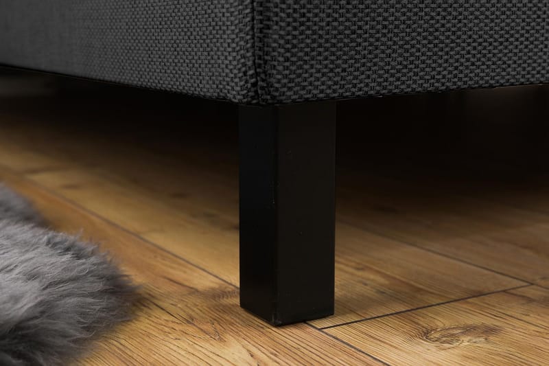 Princess Kontinentalseng - 180x200 Grå - Møbler - Senger - Kontinentalsenger