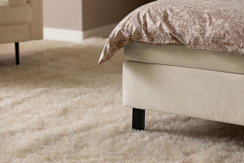 Princess Kontinentalseng 180x200cm - Beige/Fløyel - Møbler - Senger - Komplett sengepakke