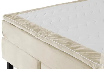 Princess Kontinentalseng 180x200cm - Beige/Fløyel - Møbler - Senger - Kontinentalsenger