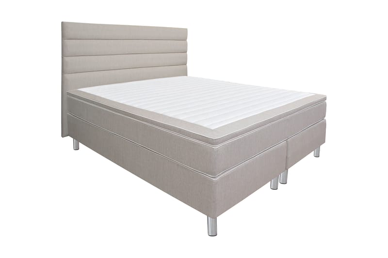 Queen Kontinentalseng - 160x200 Beige - Møbler - Senger - Kontinentalsenger