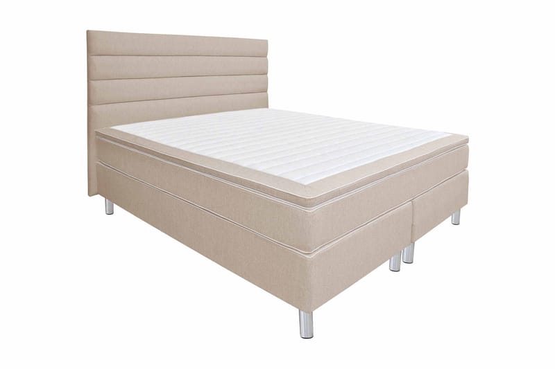 Queen Kontinentalseng - 180x200 Beige - Møbler - Senger - Kontinentalsenger