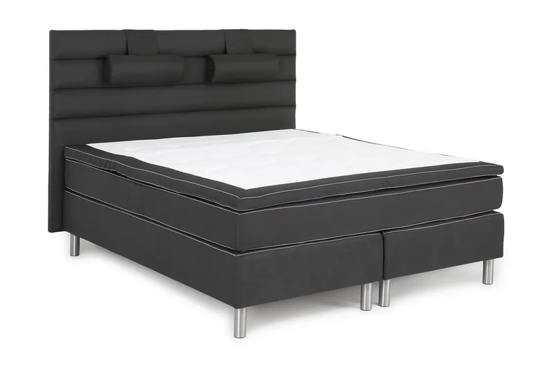 Queen Kontinentalseng Komplett - 180x200 Svart - Møbler - Senger - Kontinentalsenger