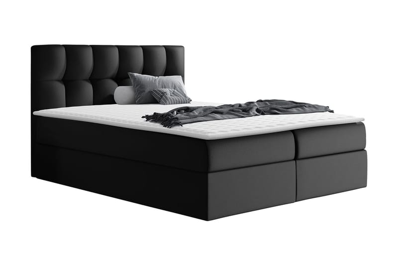 Rico Kontinentalseng 120x208 cm - Svart - Møbler - Senger - Kontinentalsenger