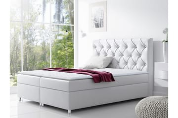 Roma Sengepakke 200x200 cm - Hvit - Møbler - Senger - Kontinentalsenger