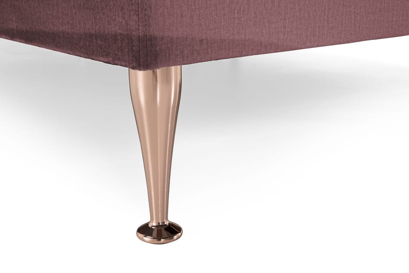 Royal Velvet Komplett Sengepakke 160x200 cm - Rosa Fløyel/Høye Rosében - Møbler - Senger - Kontinentalsenger