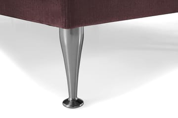 Royal Velvet Komplett Sengepakke 160x200 cm - Rosa Fløyel/Høye Sølvben - Møbler - Senger - Komplett sengepakke