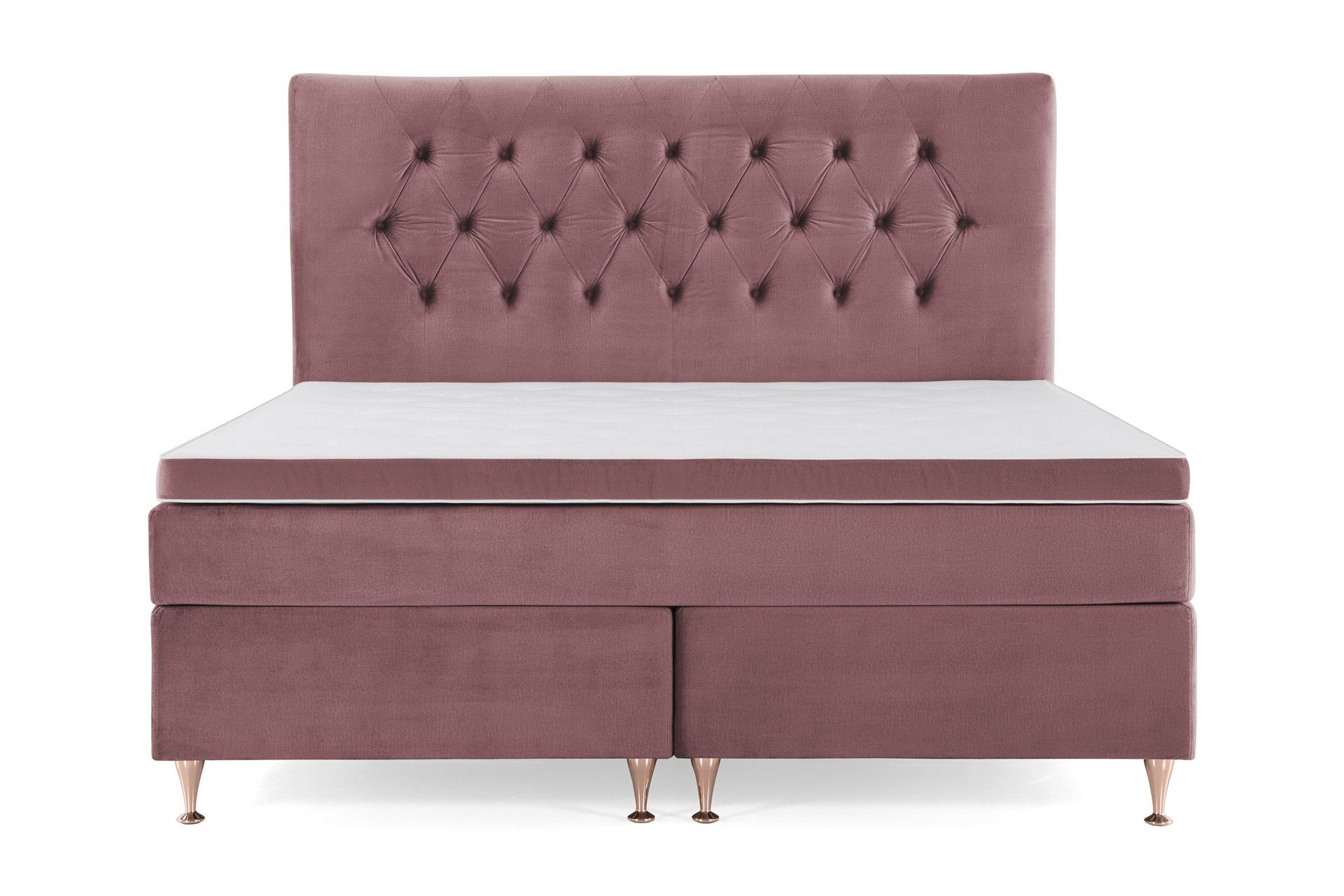 Royal Velvet Komplett Sengepakke 160x200 cm - Rosa Fløyel/Lave Rosében