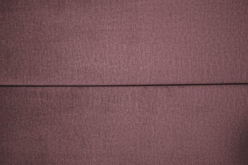 Royal Velvet Komplett Sengepakke 160x200 - Rosa Fløyel/Lave Svarte Ben - Komplett sengepakke - Kontinentalsenger - Dobbeltsenger