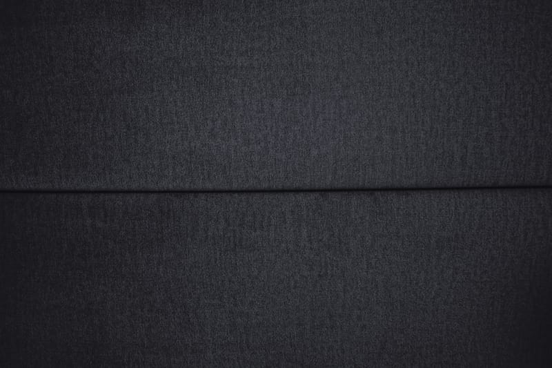 Royal Velvet Komplett Sengepakke 160x200 - Svart Fløyel/Lave Sølvben - Komplett sengepakke - Kontinentalsenger - Dobbeltsenger