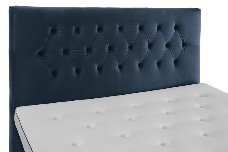 Royal Velvet Komplett Sengepakke 180x200 cm - Mørkeblå Fløyel/Høye Gullben - Møbler - Senger - Komplett sengepakke