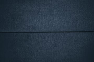 Royal Velvet Komplett Sengepakke 180x200 cm - Mørkeblå Fløyel/Høye Svarte Ben - Møbler - Senger - Komplett sengepakke